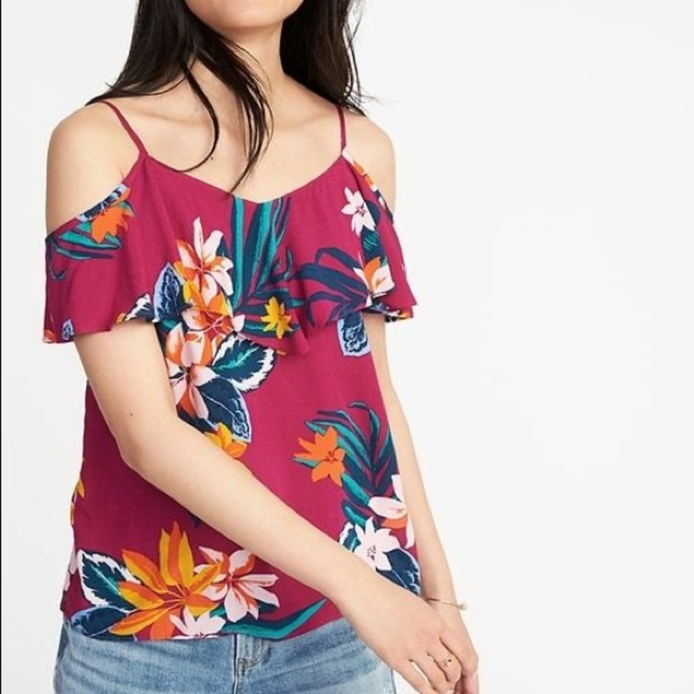 Old Navy Cold Shoulder Top